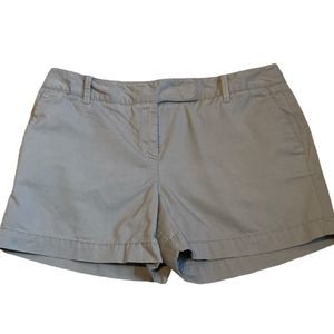 Anne Taylor Loft Gray 13” Shorts, size 8